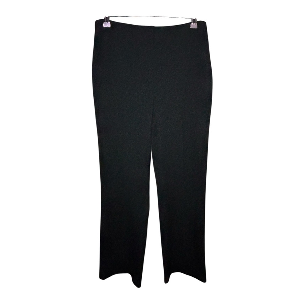 House Of Harlow 1960 sz 10 High Rise Wide Leg Pants slit Career black 3256